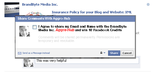 Aggrohub Will Facebook share data with 'Aggro-hubs'?