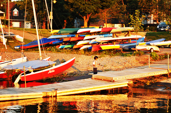 Boats by the shore