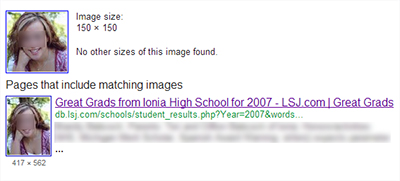Google Image Search Match
